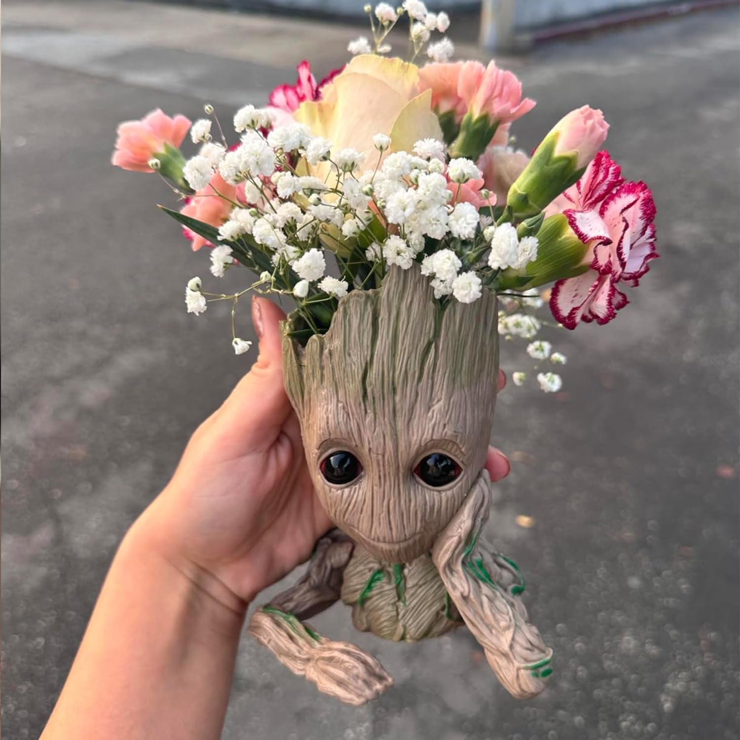 Baby Groot Desk Organizer & Succulent Planter